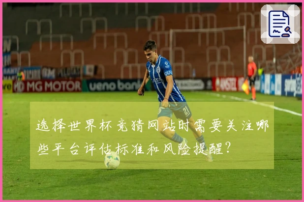 选择世界杯竞猜网站时需要关注哪些平台评估标准和风险提醒?